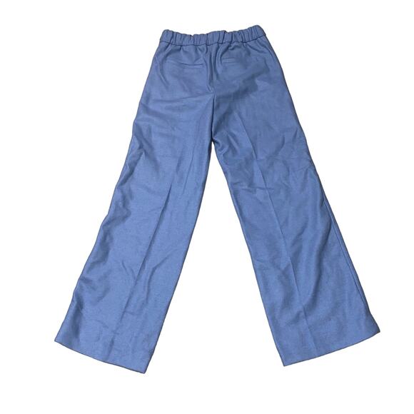 Banana Republic Wool High Waist Wide Leg Preppy Casual Slacks Pants sz 8 NWTs - Picture 3 of 10